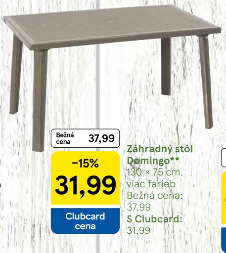 Záhradný stôl Domingo