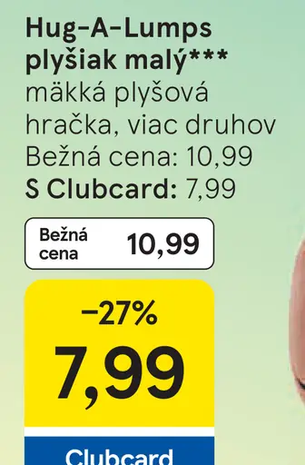 Hug-A-Lumps plyšová hračka malý