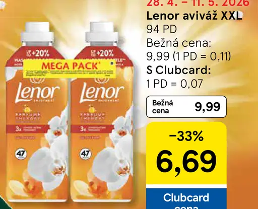 Lenor aviváž XXL