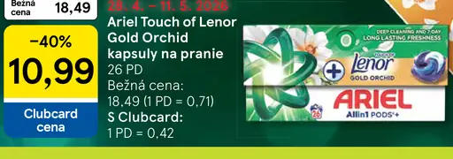 Ariel Touch of Lenor Gold Orchid kapsuly na pranie