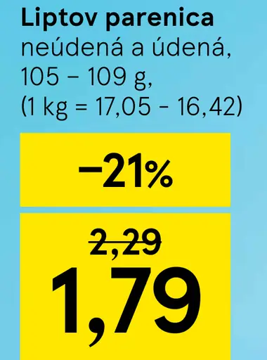 Liptov parenica údená a neúdená