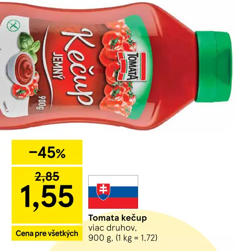 OTMA jemný tomatový kečup