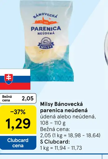 Milsy Banovecká parenica neúdená