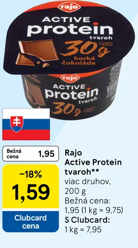 Rajo Active Protein tvaroh