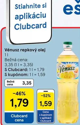 Vénusz Slnečnicový olej