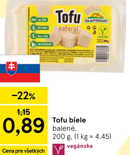 Tofu biele