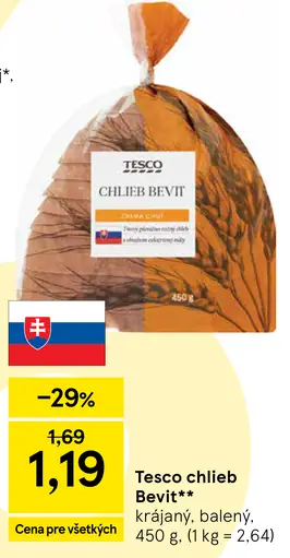 Tesco chlieb rascový