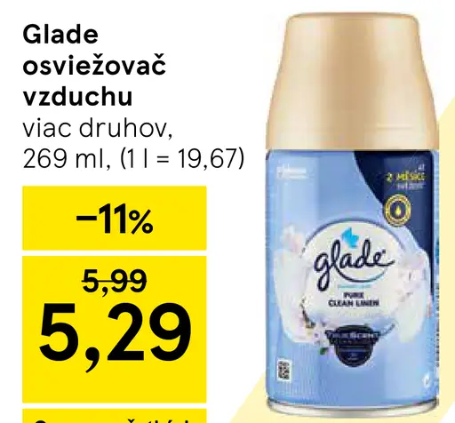 Glade Náplň do osviežovača vzduchu