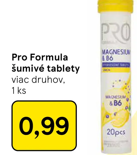 Pro Formula šumivé tablety