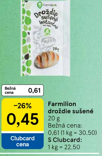 Farmilion droždie sušené