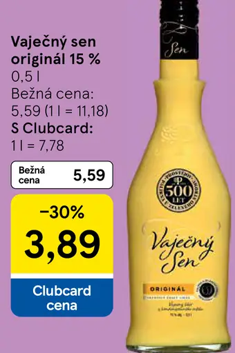 Vaječný sen originál 15 % vaječný likér