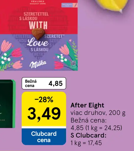After Eight čokoládky