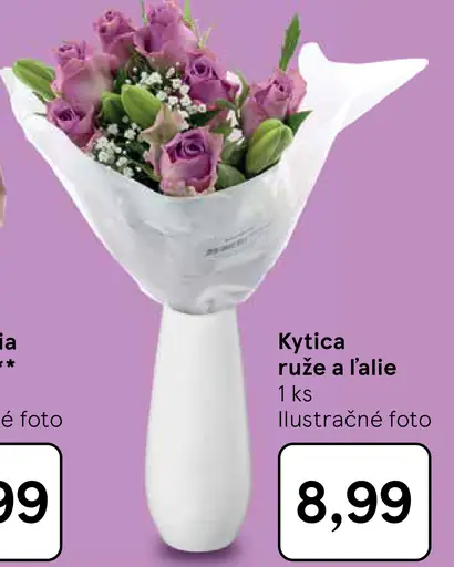 Kytica ruže a ľalie