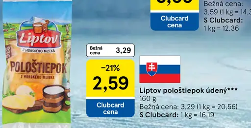 Liptov Pološtiepok údený