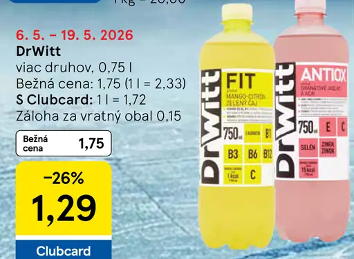 DrWitt nápoj viac druhov