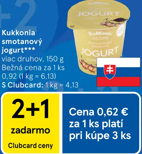 Kukkónia smotanový jogurt
