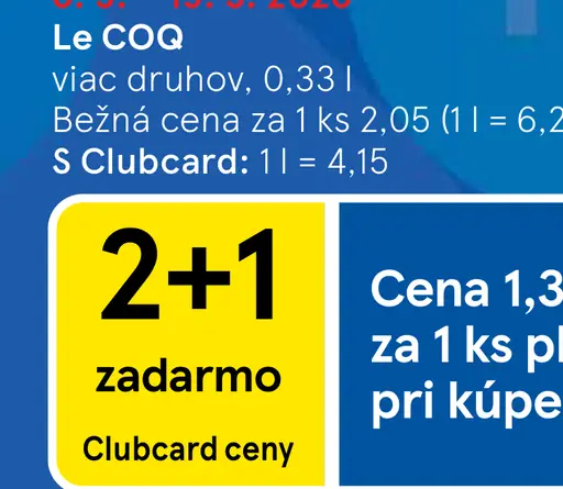 Le Coq mojito nealkoholický nápoj