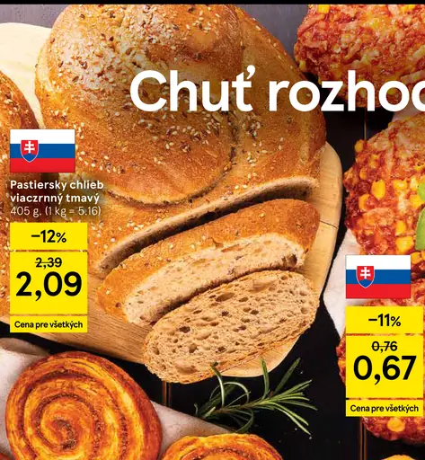 Pastiersky chlieb viaczrnný tmavý