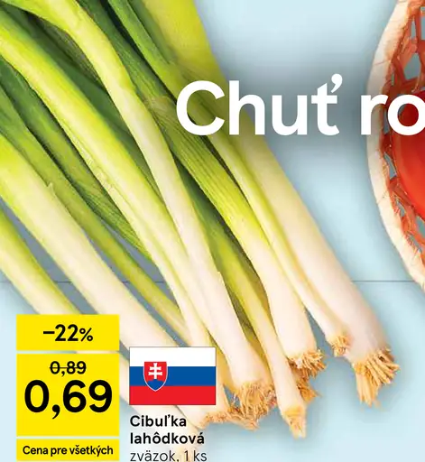 Cibuľka lahôdková zväzok