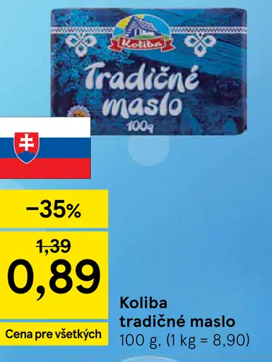 Koliba Tradičné maslo