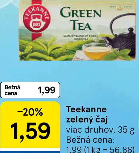 Teekanne čaj zelený