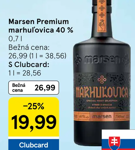Marsen premium marhuľovica 40 %