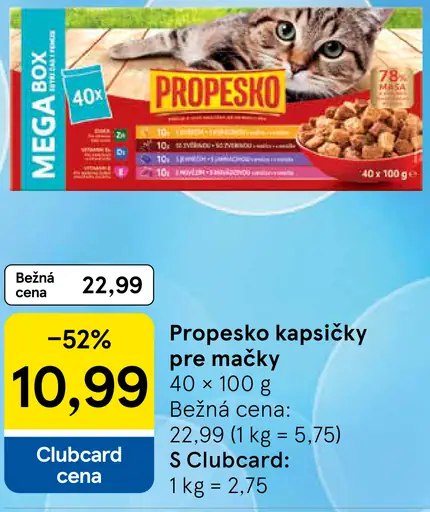 Propesko Krmivo pre mačky kapsičky