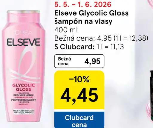 Elseve Glycolic Gloss šampón na vlasy