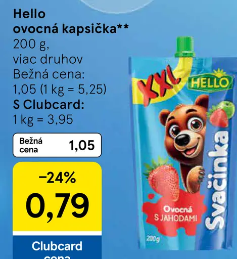 Hello ovocná kapsička