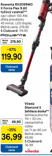 Vileda Diamond S žehliaca doska