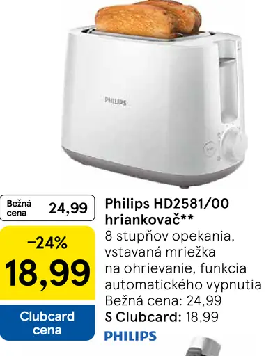 Philips HD2581/00 hriankovač