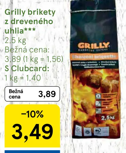 Grilly brikety z dreveného uhlia