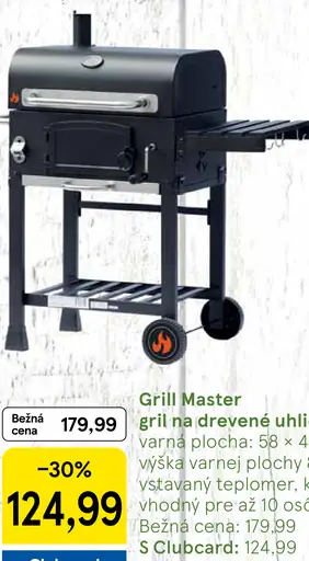 Gril Master gril na drevené uhlie