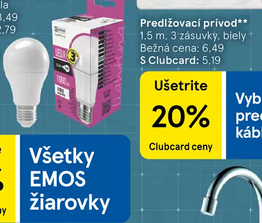 EMOS žiarovka LED A60 10,5 W E27 neutrálná biela
