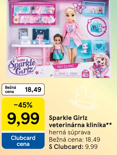 Sparkle Girlz veterinárna klinika herná súprava