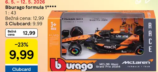 Bburago formula 1:43 model auta