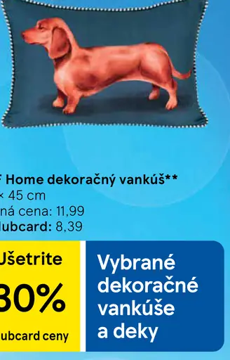 F&F Home dekoračný vankúš
