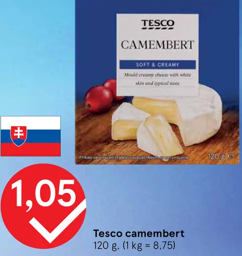 Tesco camembert