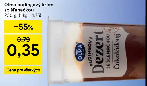 Olma Pudingový krém so šľahačkou čokoládový