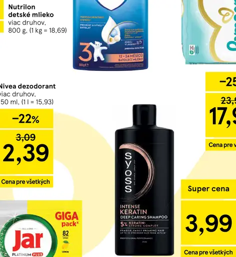 Syoss šampón na vlasy