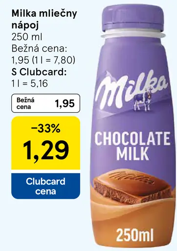 Milka mliečny nápoj