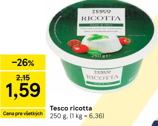 Tesco ricotta