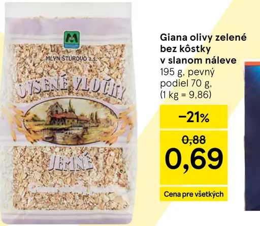 Giana olivy zelené bez kôstok