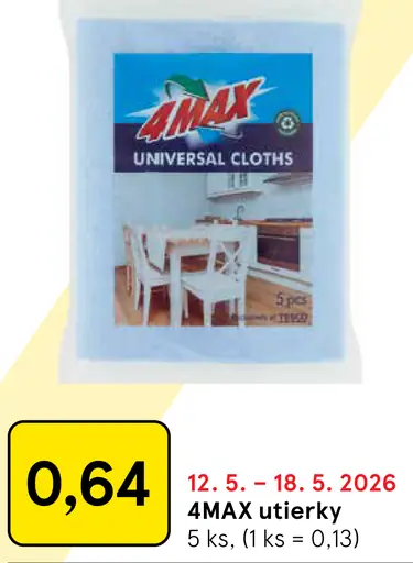 4MAX utierky univerzálne