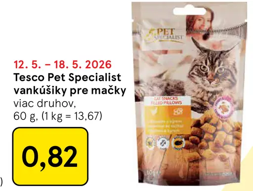 Tesco Pet Specialist vankúšiky pre mačky