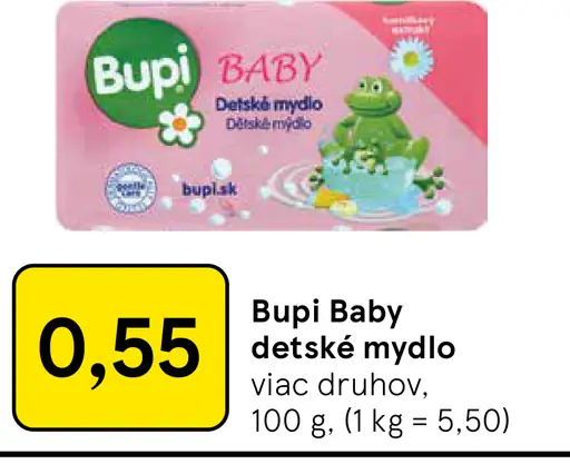 Bupi Baby detské mydlo viac druhov