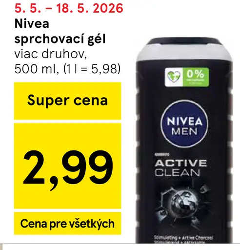 Nivea sprchovací gél viac druhov