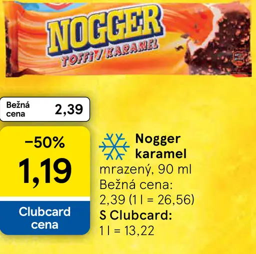 Nogger karamel mrazený