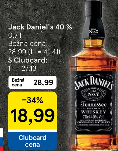 Jack Daniel’s Whisky 40%