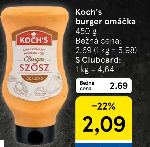 Koch's burger omáčka